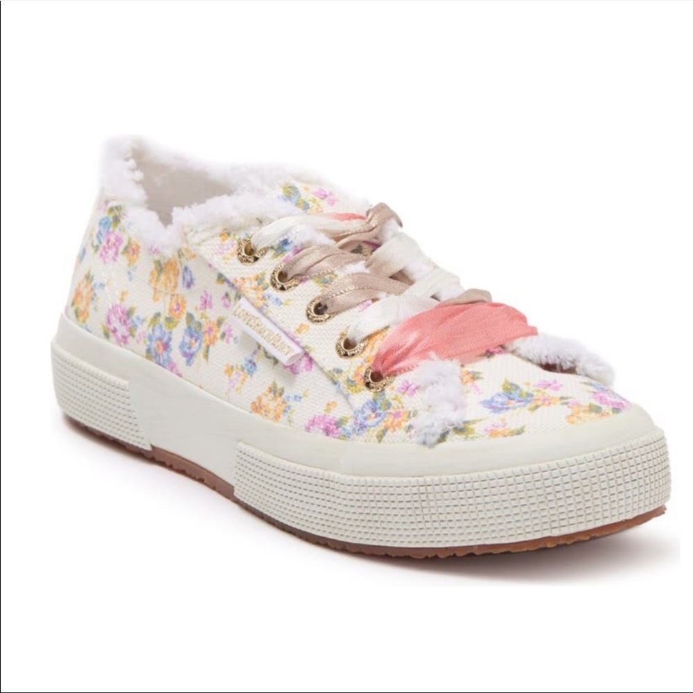 LoveShackFancy x superga shoes